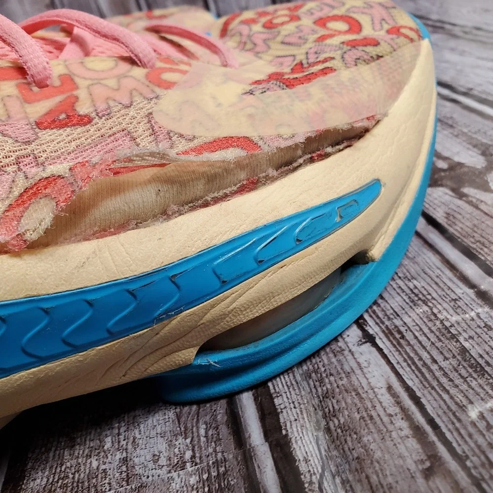 Nike Men's Giannis Zoom Freak 4 Letter Bros Vanilla Lighting FB9503-200 Size 17 - Picture 15 of 16